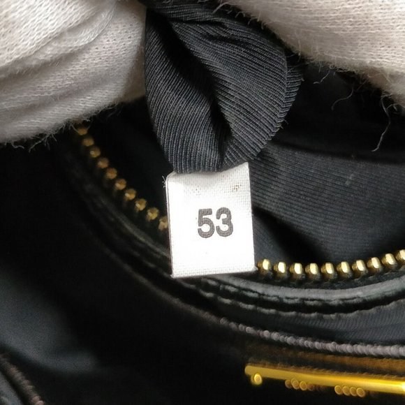 Miu Miu expandable shoulder bag 2 tone leather large tote for work/travel #H137c - Picture 9 of 10